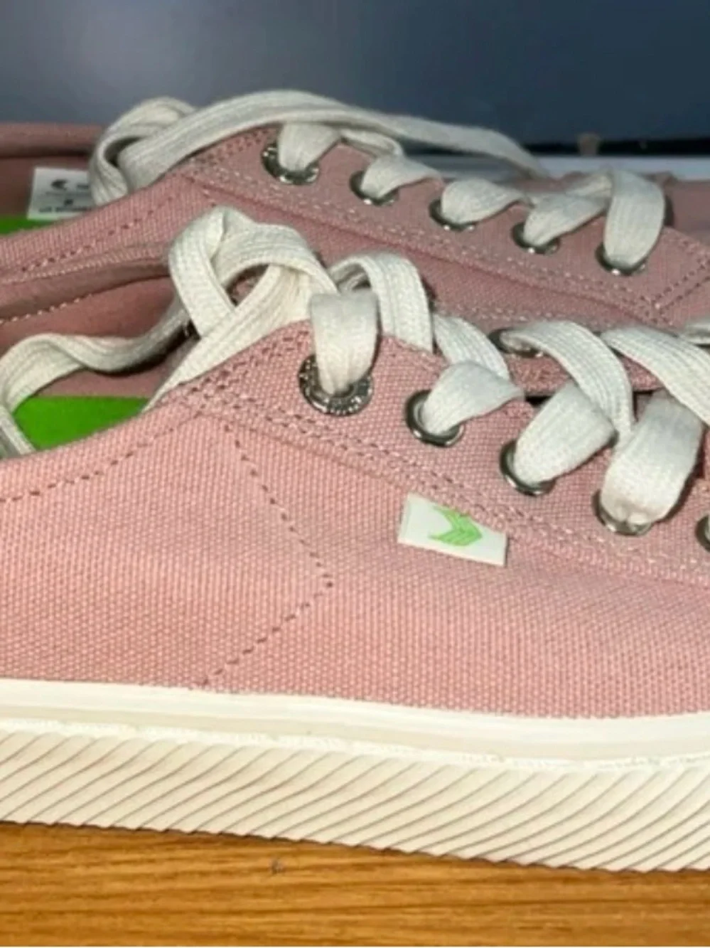 Cariuma OCA Low Rose Pink Canvas Sneakers Eco Organic Women’s 8 Men’s 6.5